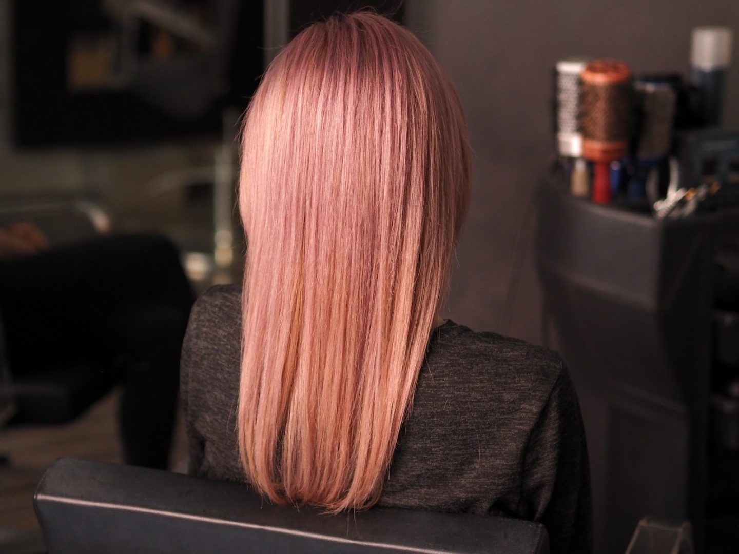 pink hair růžové vlasy přeliv